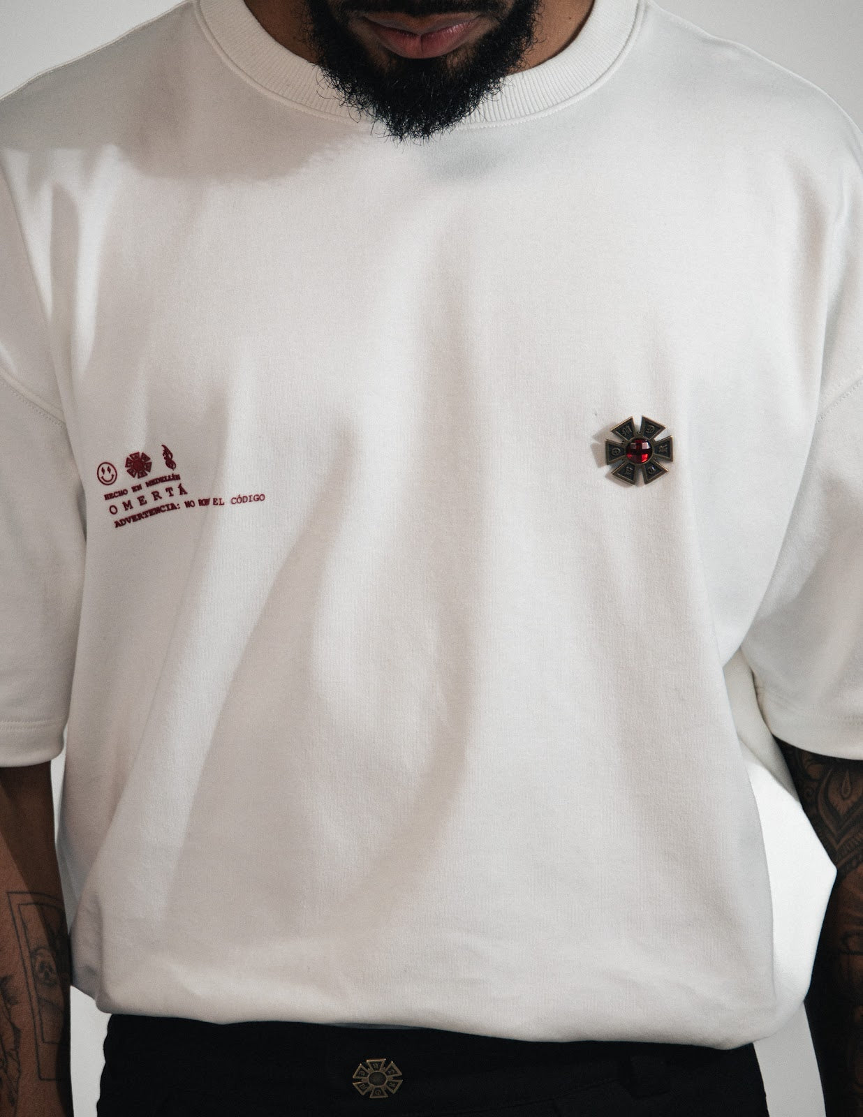 T-SHIRT BLANCO J BALVIN