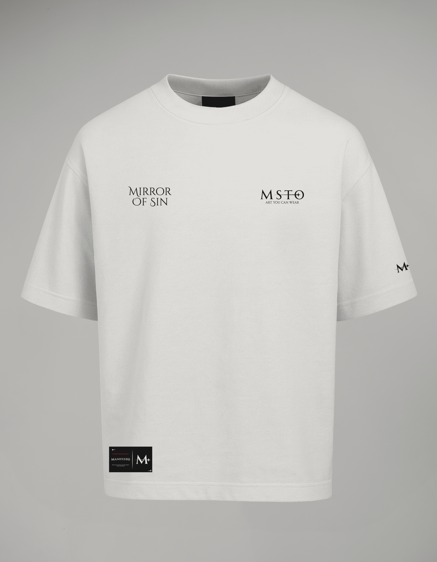 CAMISETA OVERSIZE BÁSICA MOF CRUDA