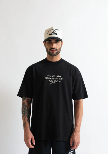 MONCLAIR BLACK T-SHIRT