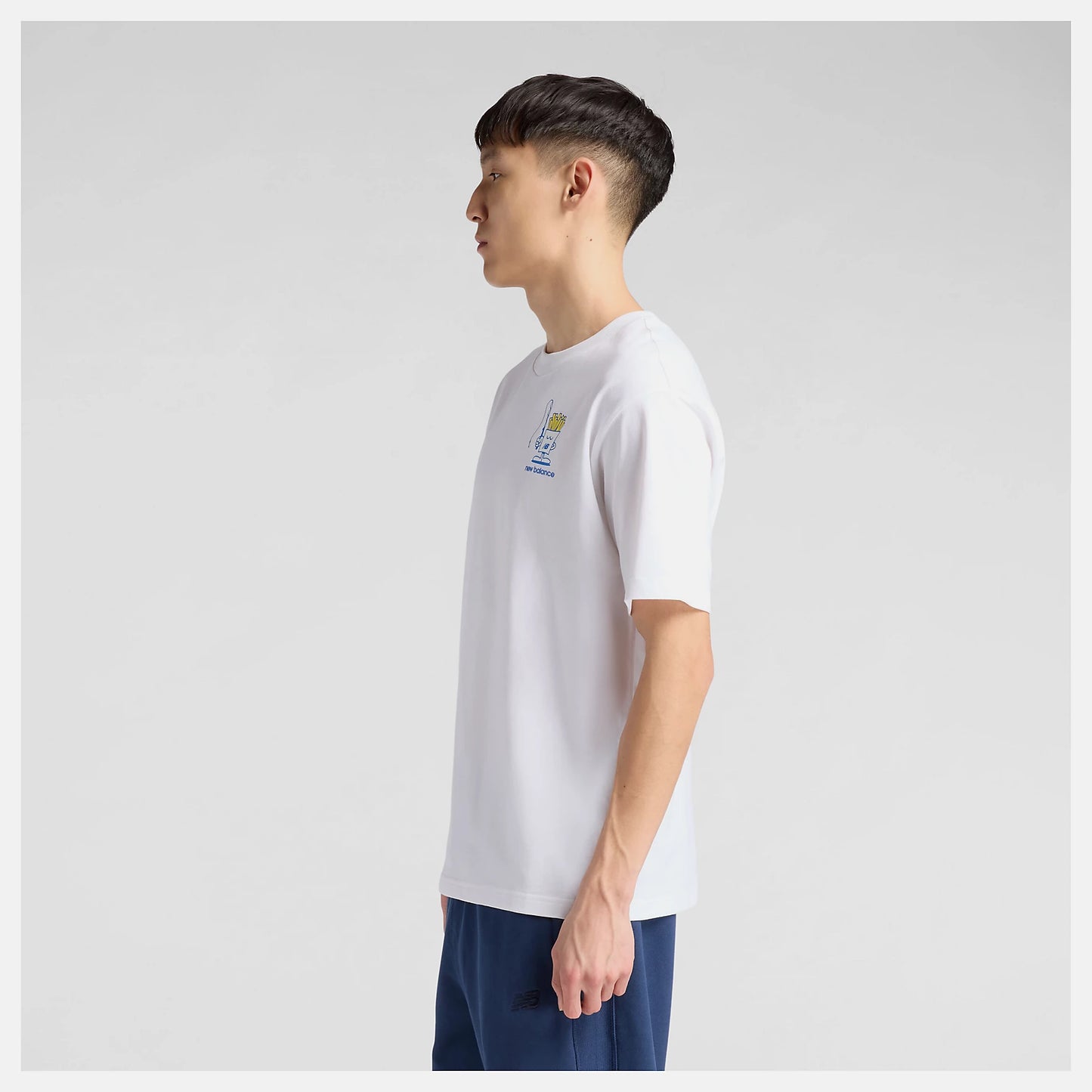 Men's Fish And Chips T-shirt White