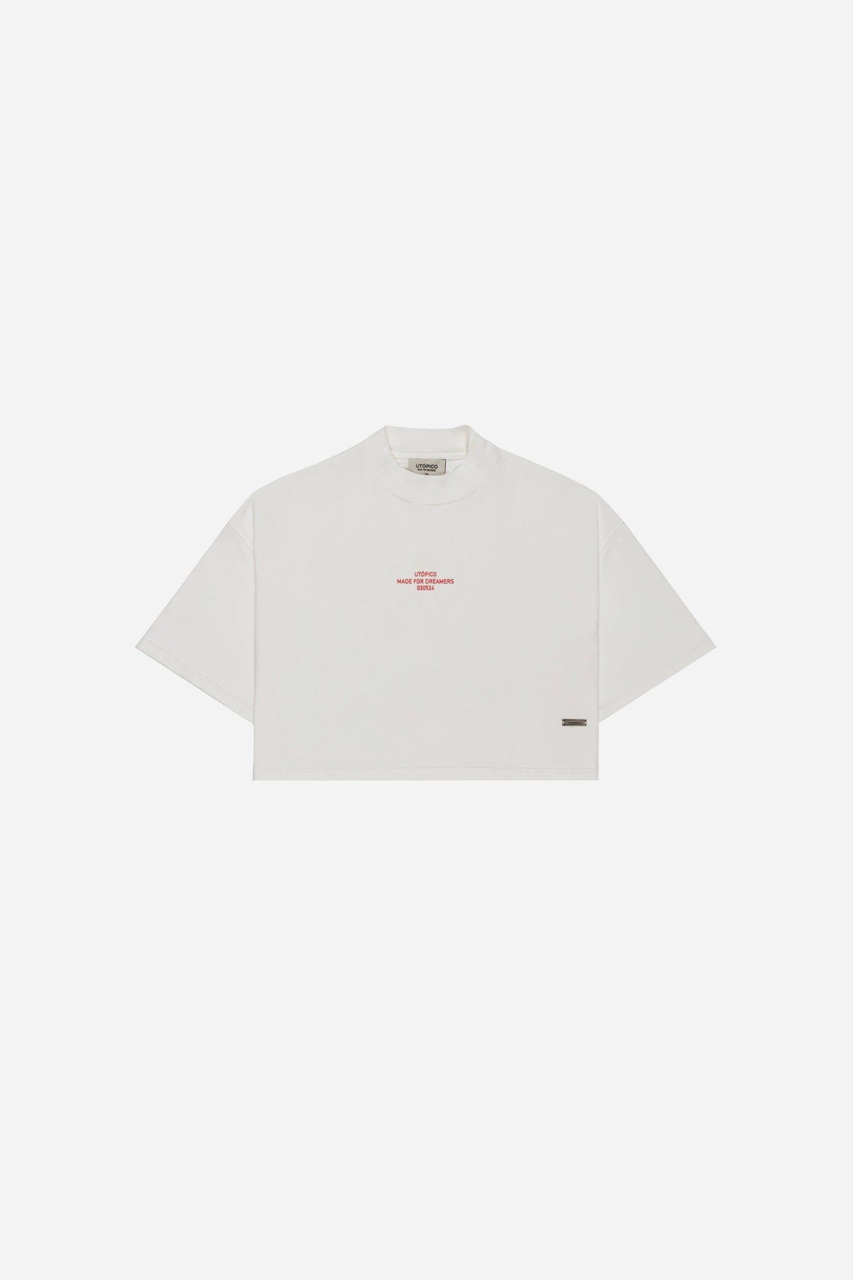 CAMISETA  CROPPED - MARFIL