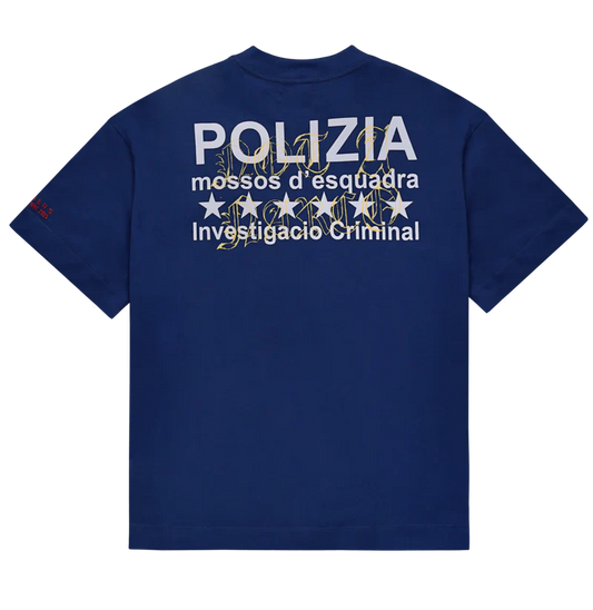 POLIZIA BLUE T-SHIRT