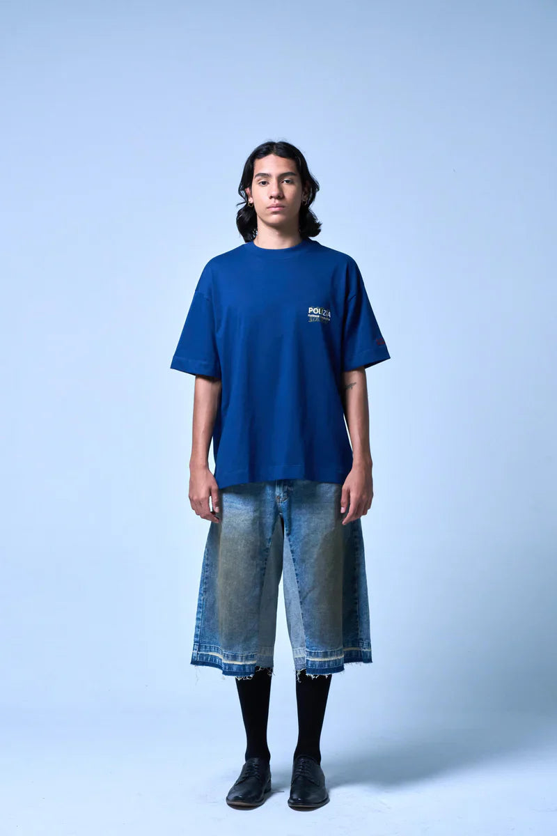 POLIZIA BLUE T-SHIRT
