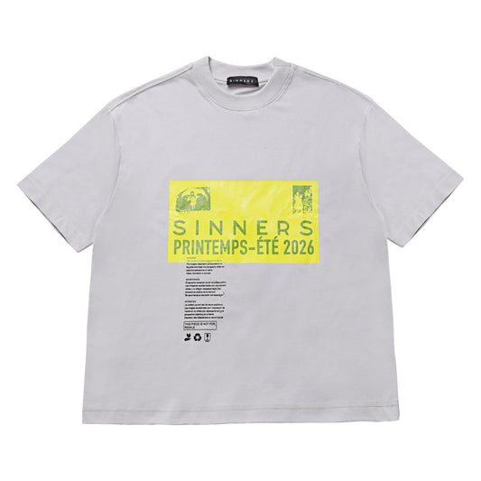 PRE-CAUCION GRAY T-SHIRT